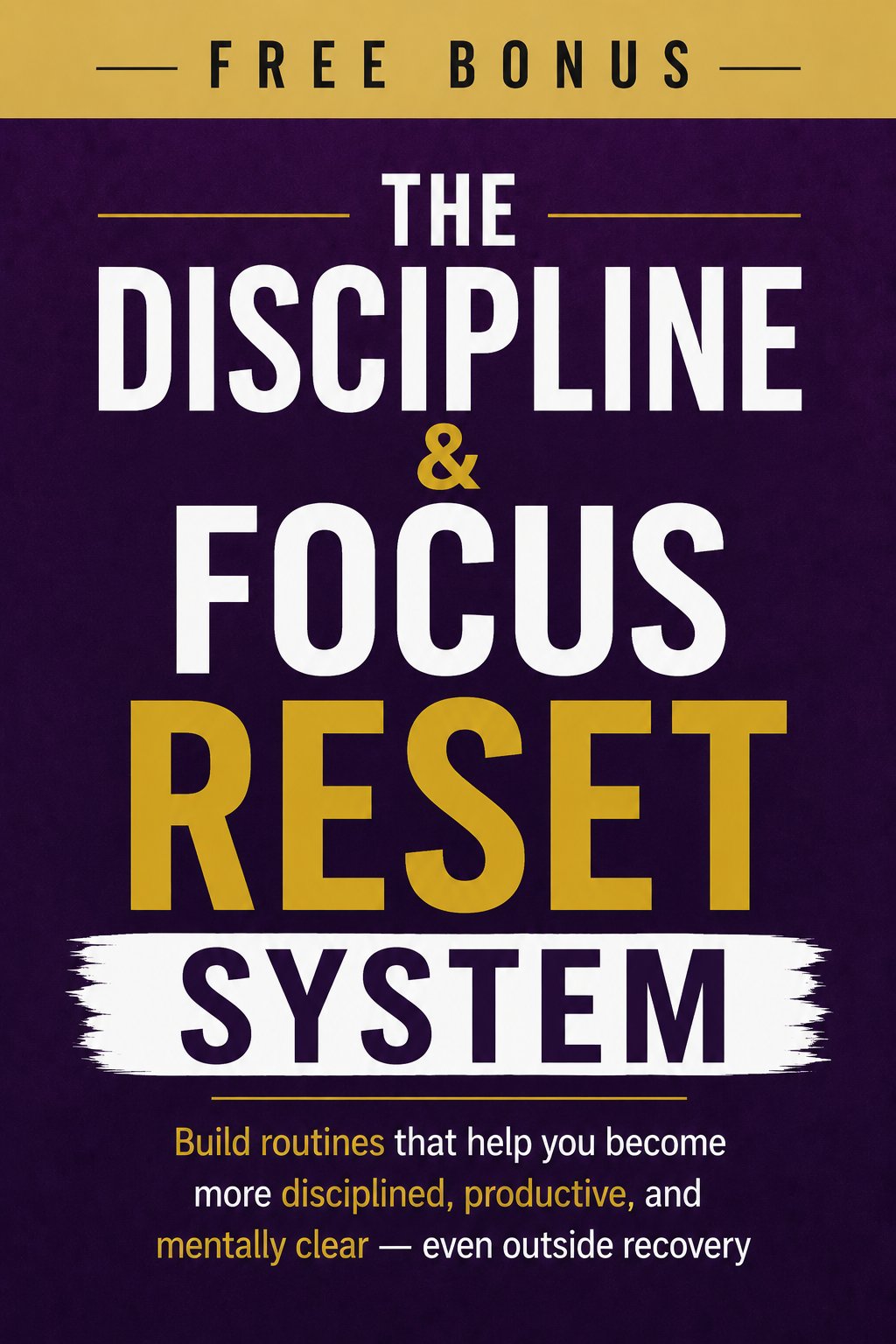 The Discipline & Focus Reset System